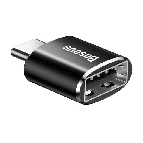 Adaptér BASEUS USB na typ C čierny