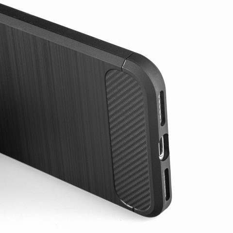 tok / borító Apple iPhone 6 / 6S fekete - Forcell CARBON