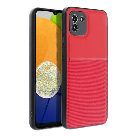 Obal / kryt na Samsung Galaxy  A03 červený - Forcell NOBLE