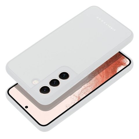 Obal / kryt na Samsung Galaxy S22 Ultra strieborný - Roar Matte Glass Case