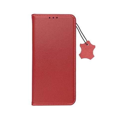 Puzdro / obal na Apple iPhone 14 ( 6.1 ) burgundy - kniha Kožené puzdro Forcell SMART PRO