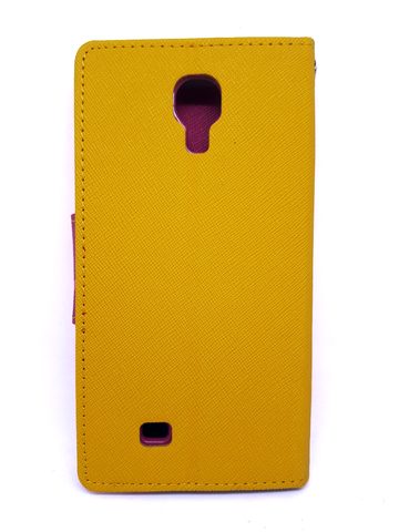 Puzdro / obal pre Samsung Galaxy S4 žlté - kniha Fancy Diary