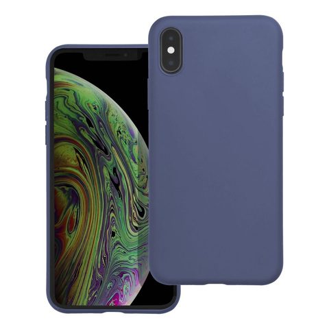 Obal / kryt na Apple iPhone XS Max modré - MATT