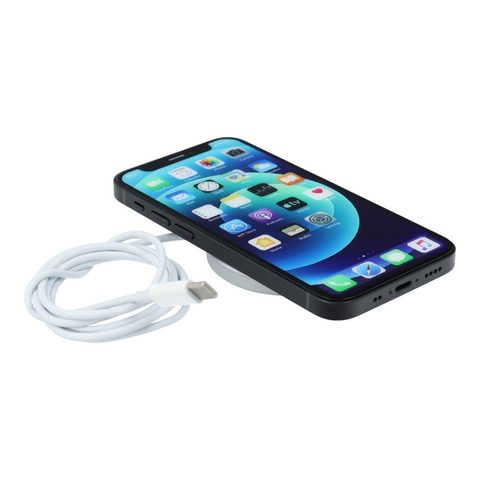 15W bezdrôtová nabíjačka s MagSafe pre iPhone 12 / iPhone 12 mini / iPhone 12 Pro / iPhone 12 Pro Max LKH-W1 biela