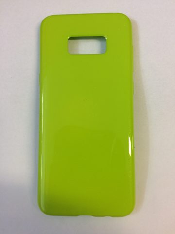 Borító / borító Samsung Galaxy S8 Plus lime - Jelly Case Flash