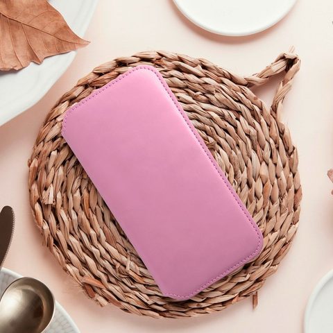 Puzdro / obal na Samsung Galaxy S24 Plus ružové - kniha Dual Pocket