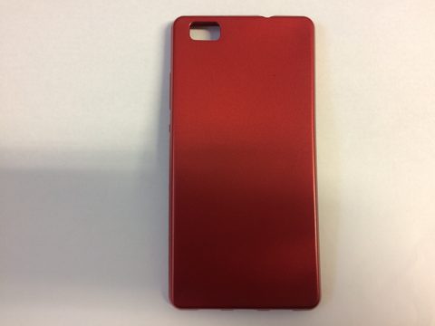 Obal / kryt pre Huawei P8 Lite červený - Jelly Case Flash Mat