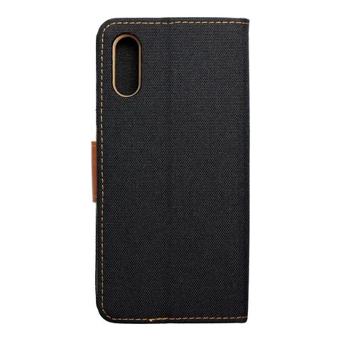 Puzdro / obal pre Samsung Galaxy A02 čierny - kniha Canvas Book case