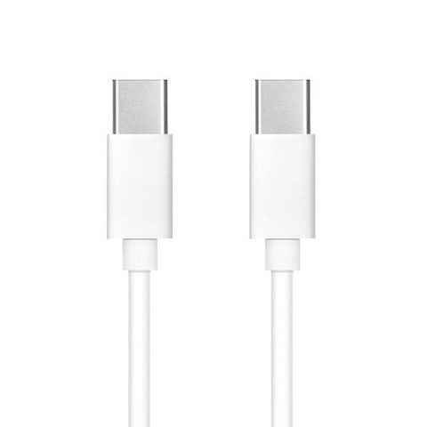 Adatkábel USB-C / USB-C 3A PD60W 1m fehér