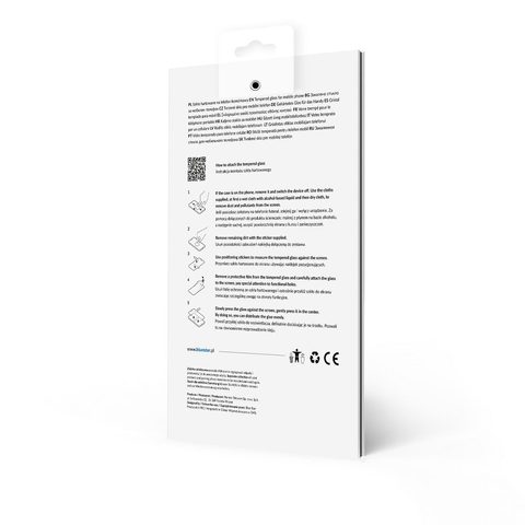 Edzett / védőüveg Apple iPhone XR / iPhone 11 fekete - BlueStar 5D