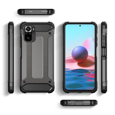 Obal / kryt na Xiaomi Redmi NOTE 10 PRO černý Forcell ARMOR