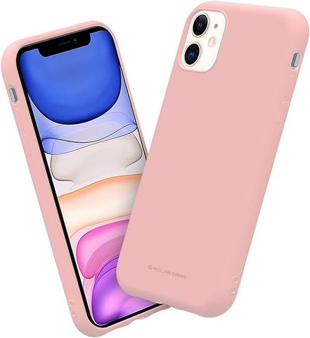 Obal / kryt na Apple iPhone 11 Pro Max starorůžový - Molan Cano