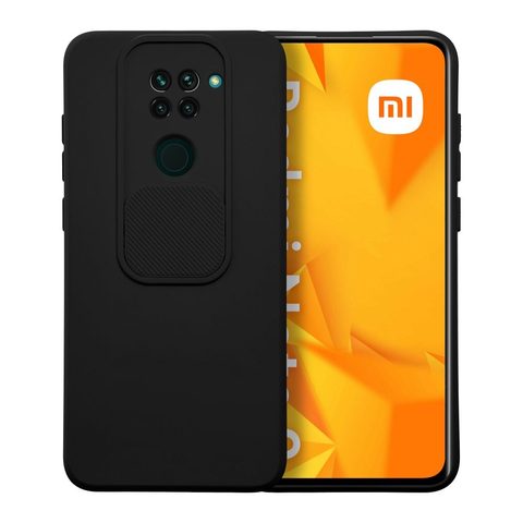 Obal / kryt na XIAOMI Redmi NOTE 9 černý - SLIDE Case