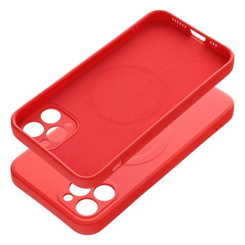 Obal / kryt na Apple iPhone 11 PRO červený - Sillicone Mag Cover