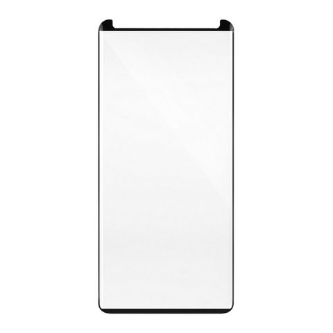 Edzett / védő üveg Samsung Galaxy S20 Plus 4D (kis méret tokokhoz) Full Face fekete 9H
