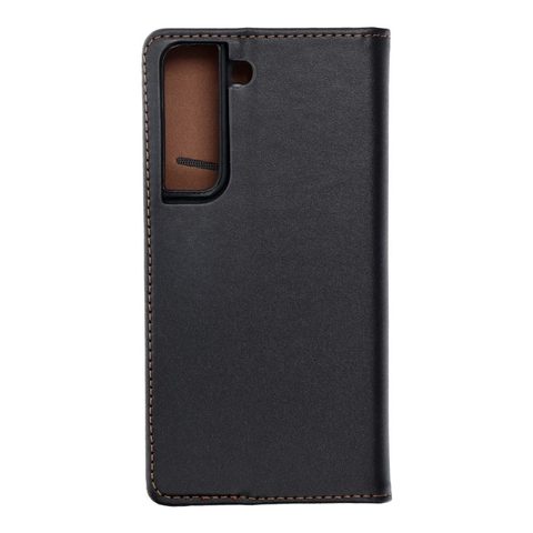 Puzdro / obal pre Samsung Galaxy S22 čierny - kniha Forcell Leather