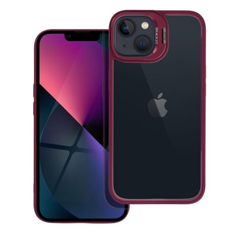 Obal / kryt na Apple iPhone 13 tmavě fialový - BRACKET CASE