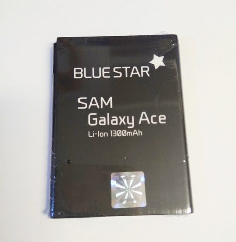 Akkumulátor Samsung S5830 Galaxy Ace, Galaxy Gio (S5670) (EB494358VU cseréje) 1300mAh Blue Star 1300mAh akkumulátor