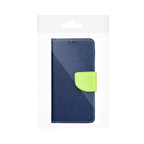 Pouzdro / obal na Samsung Galaxy A54 5G modro-limetkové knížkové - Fancy Book