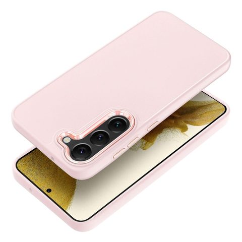 Obal / kryt na Samsung Galaxy S22 ružový - FRAME Case