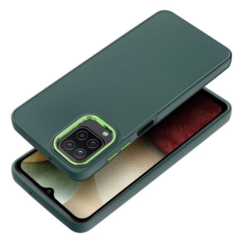 Obal / kryt na Samsung Galaxy A12 zelený - FRAME