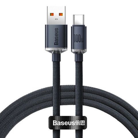 Datový kabel USB C na USB C 100W 2m černý - Baseus