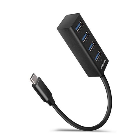 Redukcia rozbočovača Axagon 4x USB na USB-C