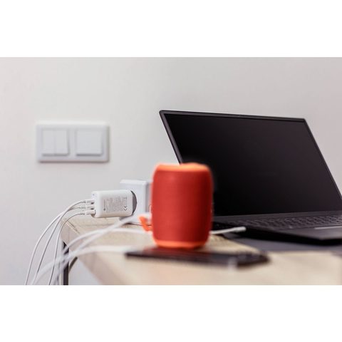 GaN 65W hálózati töltő 2x USB Type C és 1x USB A - 3A PD/QC - Forcell