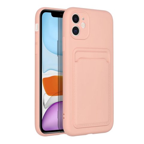 Obal / kryt na Apple iPhone 11 růžový - Forcell Card