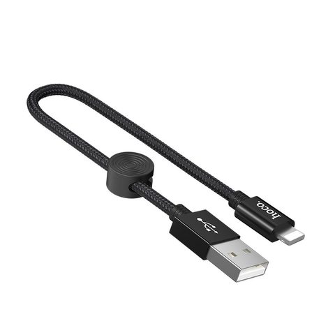 HOCO cable Premium charging data cable for iPhone Lightning 8-pin X35 25cm black