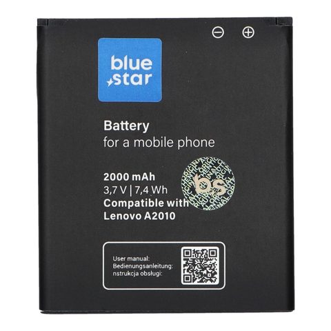 Baterie Lenovo A2010 (náhrada za BL253) 2000mAh Li-Poly Blue Star Premium