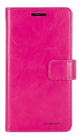 Puzdro / obal pre Samsung Galaxy J1 ružové - kniha BLUE MOON