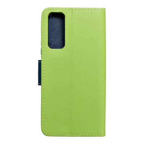 Pouzdro / obal na Huawei P SMART 2021 limetkovo-modrý - Fancy Book