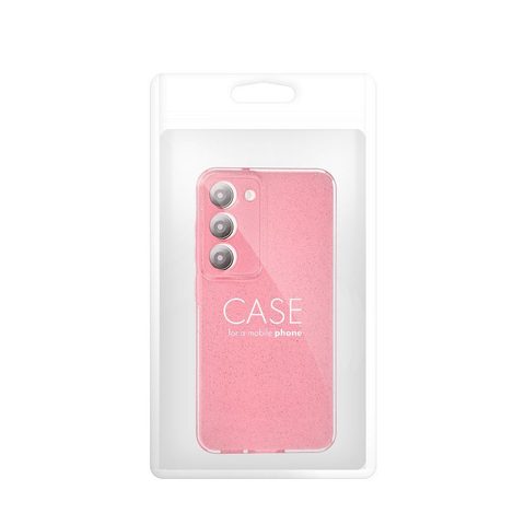 Obal / kryt na Samsung Galaxy A14 5G / A14 4G růžový - CLEAR CASE 2mm BLINK