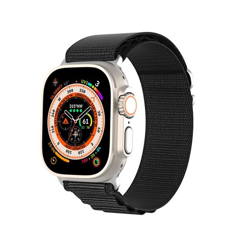 Řemínek nylonový pro Apple Watch 42/44/45/49mm černá - DUX DUCIS