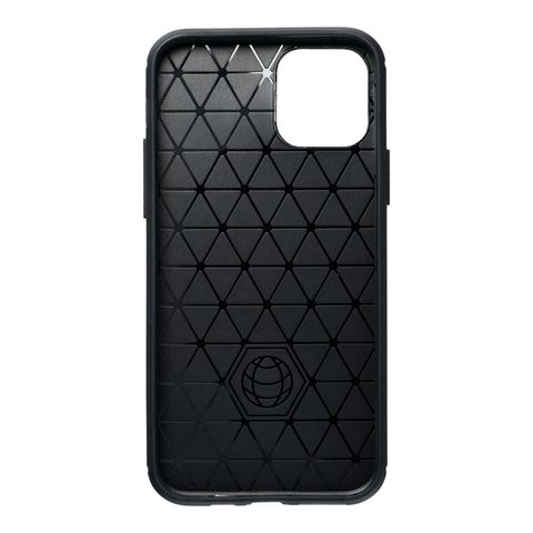 Fedél / borító Samsung Galaxy A12 fekete - Carbon Case