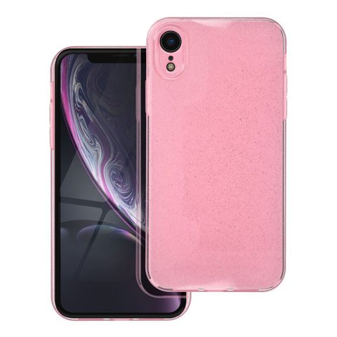 Obal / kryt na Apple iPhone XR ružové - CLEAR CASE 2mm BLINK