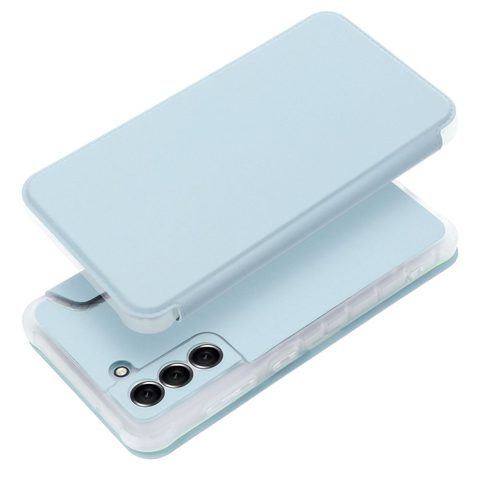 Puzdro / obal na Samsung Galaxy S21 FE modrý - kniha PIANO Book