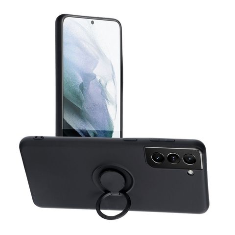 Obal / kryt na Samsung Galaxy A03S černý - Forcell Ring case