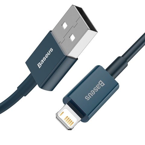 Datový kabel pro iPhone USB / Lightning modrý - BASEUS