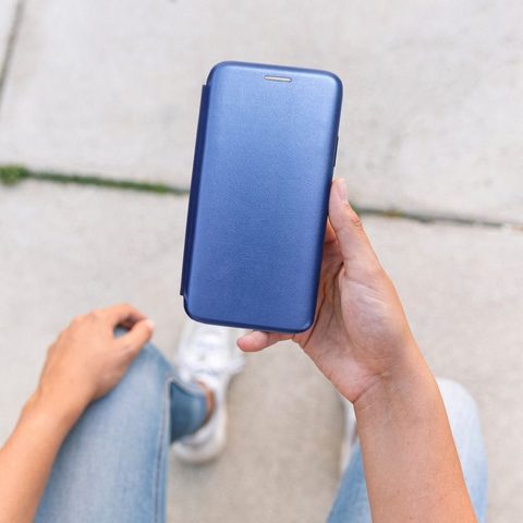 Pouzdro / obal na Samsung Galaxy J3 2017 modré - knížkové Forcell Elegance