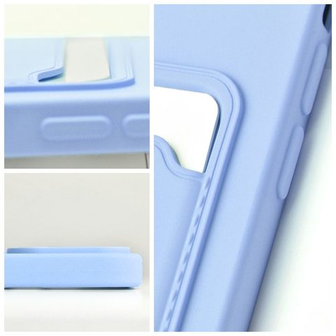 Obal / kryt na Samsung Galaxy A03S fialová - Forcell CARD Case