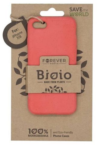 tok / borító Apple iPhone 7/8/SE (2020), piros Forever Bioio