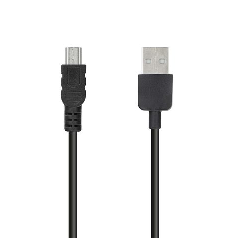 USB - Mini USB kábel fekete 2m