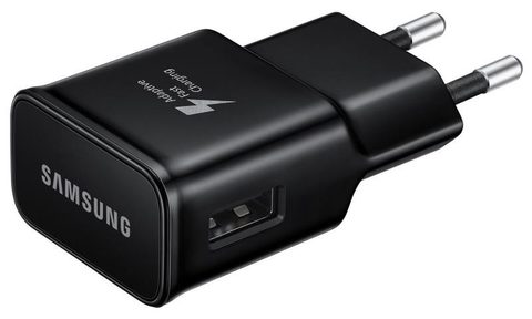 Čierny nabíjací adaptér USB 15 W - Samsung