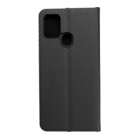 Puzdro / obal pre Samsung Galaxy A21s čierne - Luna Carbon