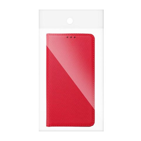 Puzdro / obal pre Apple iPhone X červené - kniha SMART
