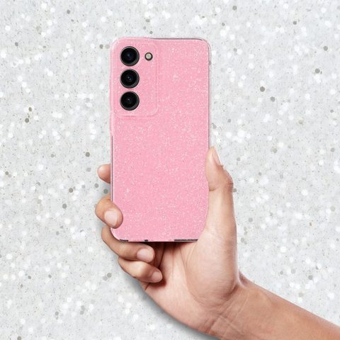 Obal / kryt na Samsung Galaxy A05S růžový - CLEAR CASE 2mm BLINK