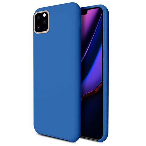 Obal / kryt na Apple iPhone 11 Pro modrý - Forcell Silicone Case