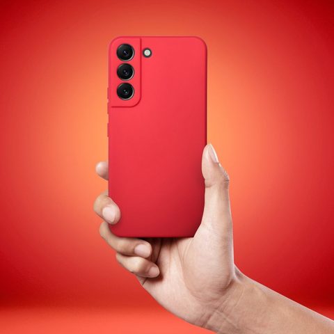 Obal / kryt na Samsung Galaxy S24 Ultra červený - SOFT